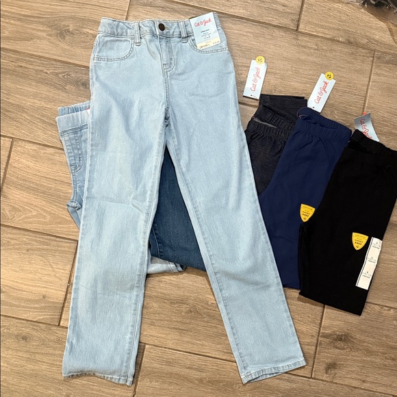 New Cat & Jack Kids' Jeans and leggings 6 piece bundle. Sz Large 10/12 - Picture 8 of 12